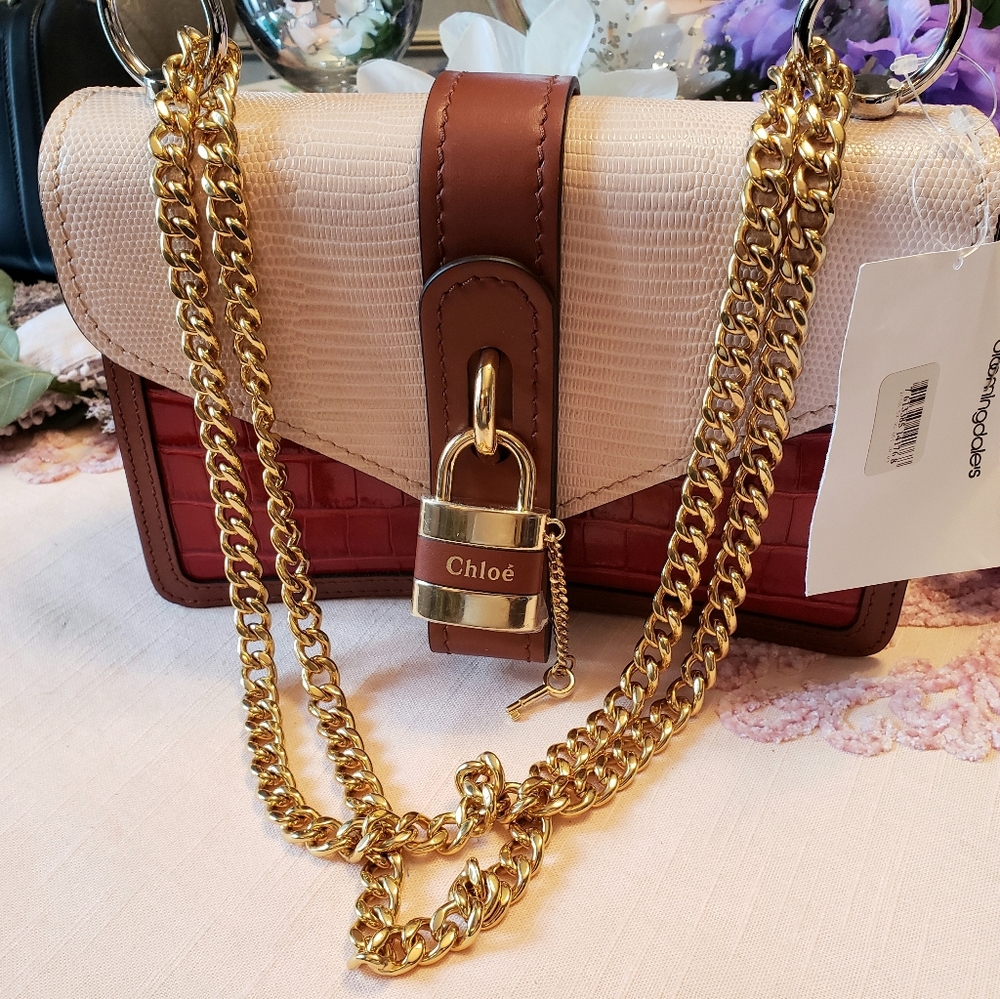 Chloe Aby Lock Small Shoulder Bag  New